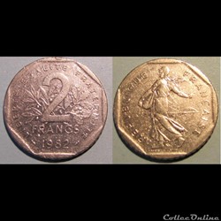 2 francs SEMEUSE 1982