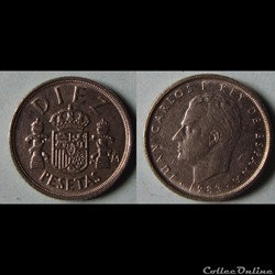 10 pesetas Juan Carlos I 1983