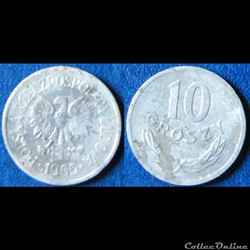 10 groszy 1965