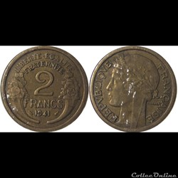 2 francs Morlon 1941