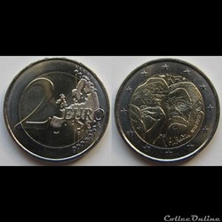 2 euros Auguste Rodin 2017