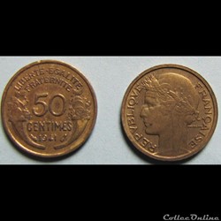 50 centimes MORLON 1941
