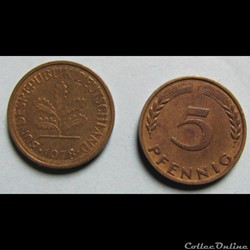 5 pfennig 1978