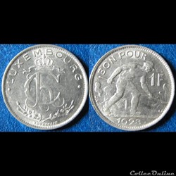 1 franc Charlotte 1928