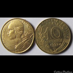 10 centimes MARIANNE 1997