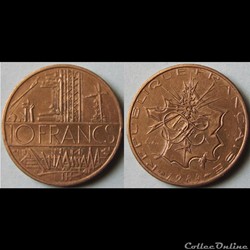 10 francs Mathieu (B) 1984