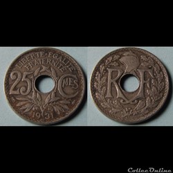 25 centimes LINDAUER 1931
