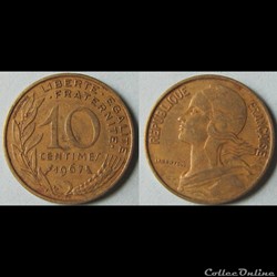 10 centimes MARIANNE 1967
