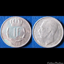 1 franc Jean 1972