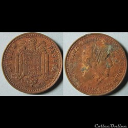 1 peseta Franco (2ème effigie) 1966