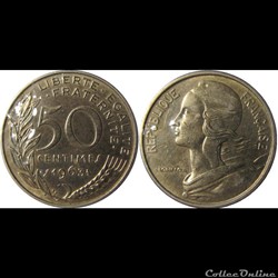 50 centimes Marianne 1963
