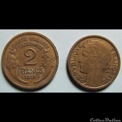 2 francs MORLON 1938