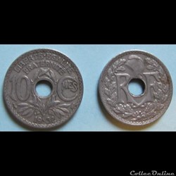 10 centimes LINDAUER 1932