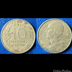 10 centimes Marianne 1971