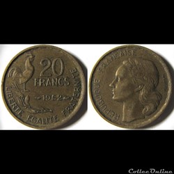20 francs G.Guiraud 1952