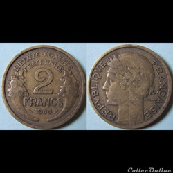 2 francs Morlon 1933
