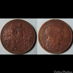 10 centimes DANIEL-DUPUIS 1916