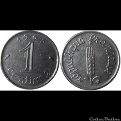 1 centime Epi 1965