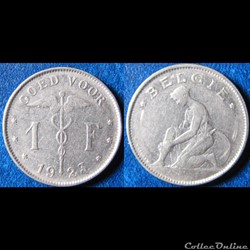 1 franc (type Bonnetain, nr) 1923