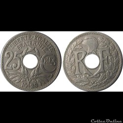 25 centimes Lindauer 1923