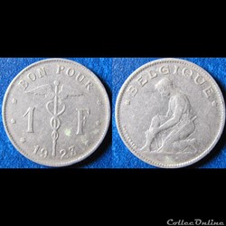 1 franc (type Bonnetain, fr) 1923