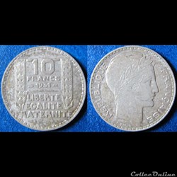 10 francs Turin 1931
