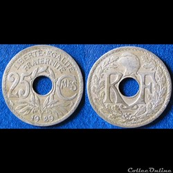 25 centimes Lindauer 1929