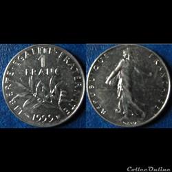 1 franc Semeuse 1999