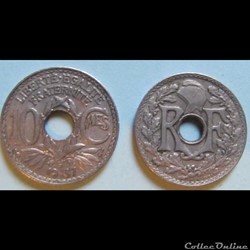 10 centimes LINDAUER 1937