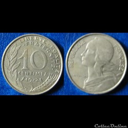 10 centimes Marianne 1972
