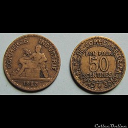 50 centimes chambres de commerce de France 1923