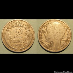 2 francs MORLON 1947