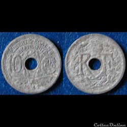 10 centimes Lindauer (petit module) 1945