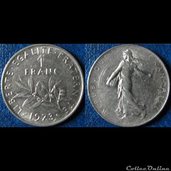 1 franc Semeuse 1973