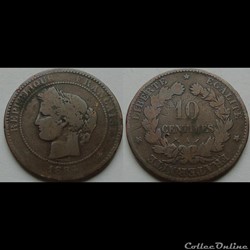 10 centimes Cérès 1884 A