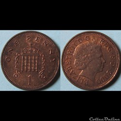 1 penny Elizabeth II (4ème effigie) 2000