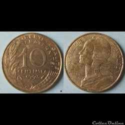10 centimes MARIANNE 1993