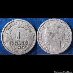 1 franc Morlon (légère) 1948