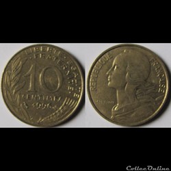 10 centimes Marianne 1996