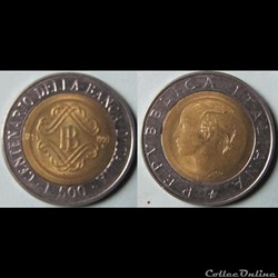 500 lires Banque d'Italie 1993