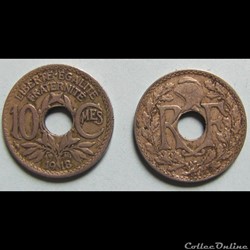 10 centimes LINDAUER 1918