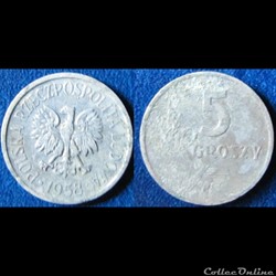 5 groszy 1958