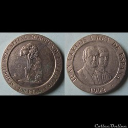 200 pesetas Madrid Capitale européenne de la Culture 1992