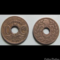 10 centimes LINDAUER 1923