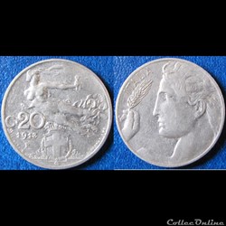 20 centesimi 1913