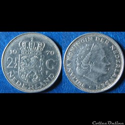 2½ gulden Juliana 1970