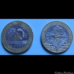 20 francs MONT SAINT-MICHEL 1993