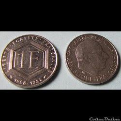 1 franc De Gaulle 1988