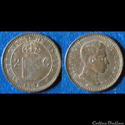 2 centimos Alphonse XIII (cadet) 1904 SM -V