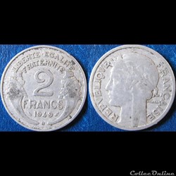 2 francs Morlon 1949 B